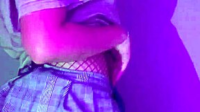 Emo teen prostitute strips and teases her sexy body softly