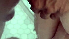 Stepdaughter sneaks into stepdad shower rides bbc pov closeup interracial hardcore