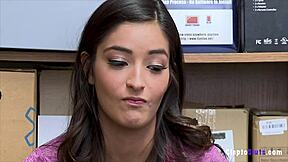 Petite Horny Shop Shoplifting Teen Slut Caught And Fucked Hard By Guard