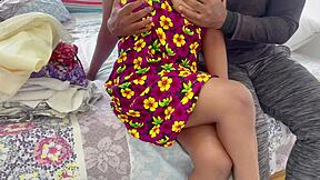 horny indian stepsis rides my big monster cock rough creampie orgasm