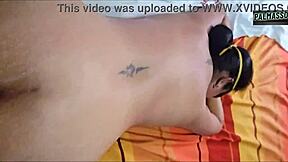 he spots mature latina street whore, spanks her ass and destroys her before work