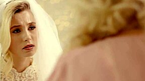 gorgeous bride carolina sweets tribs pussy with grandma julia ann