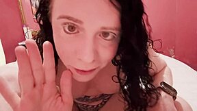 Blonde Amateur Explains First-Time Masturbation Service in Lingerie