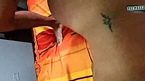 he spots mature latina street whore, spanks her ass and destroys her before work