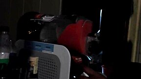 Tatted Big Booty Babe Sloppy Blowjob Twerk Massive Facial Cumshot