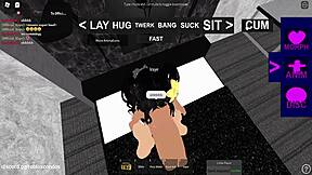 i'm balls deep fucking this tight asian teen in roblox 😈🍑