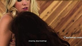 stepmom gets so excited helping teen daughter try bigger bras n lick