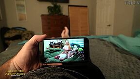 Choking Deepthroat Gagging Kymber Leigh MILF Mommy Sucks Monster Cock Hard POV!