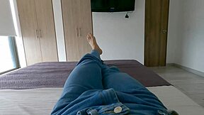 i bend over my athletic colombian stepsis for deep pussy pounding!