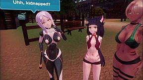 monster elf girl gives blue sky titsjobs in chapter 1 prologue play