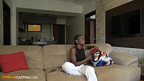 Big Tits 18yo Black Hottie Kneels for Deepthroat White Cock Pov Interracial