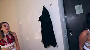 Baddies Nikol Fernandez And Cataleya Smith Bent Over For BBC Cumshots