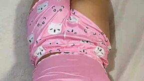 sad teen stepsis in pajamas gets homemade fuck after breakup