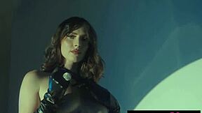 Petite brunette teen strips, flashing pierced nipples and skinny pussy