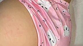 sad teen stepsis in pajamas gets homemade fuck after breakup