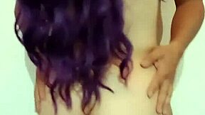 horny big tits latina teen strips black dress masturbates to lover creampie orgasm pov