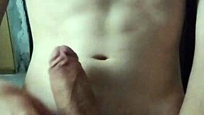 wanna watch skinny babe's quickie end in massive cumshot explosion?