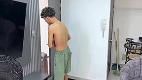 stepmom returns from summer camp for intimate welcome home