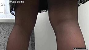 Pervy sugardaddy facefucks fists and fills young slut's face!