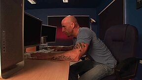 tory lane's tongue covered in cum after anal pounding