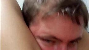 Grandpa Licks Legs-On-Shoulders Before Pounding Tight Teen Pussy