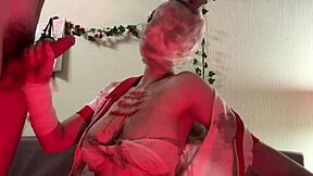 nurse from silent hill visits for halloween costume roleplay fun