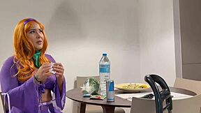 alone at home after market she meets stranger with huge cock and gets fucked hard