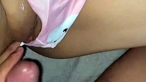 sad teen stepsis in pajamas gets homemade fuck after breakup