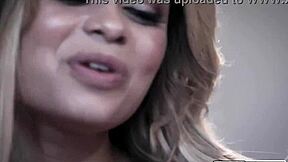 boyfriend's STEPBROTHER knocks up PETITE LATINA with RAW FUCKING