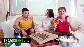 stepbro hides in room during our risky sneaky fuck session