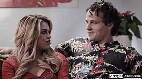 boyfriend's STEPBROTHER knocks up PETITE LATINA with RAW FUCKING