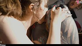 Anal gaping tattooed goth teen Eden Ivy squirts toys prolapse