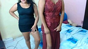 real latina threesome heels explosion!!