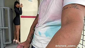 i caught the doorman jerkin off in the emergency exit now he wants my latina ass pov