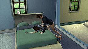 sims 4 teen couple goes wild with passionate sex 🔥💦