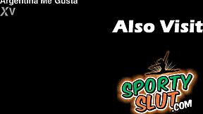 skinny redhead teen sucks cock deep while showing off her big round ass