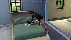 sims 4 teen couple goes wild with passionate sex 🔥💦