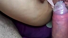 she pulls off condom i fill pussy creamy real homemade