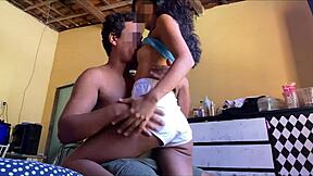 my latina friend showed up panty-free so i fucked her curvy shaved pussy hard