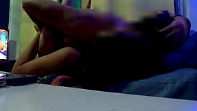 watching movies with cute latina babysitter ends in bedroom ass shaking sex