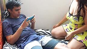 Colombian BBW Begs Stop Teasing Fuck Tight Wet Pussy Monster Cock Part 1