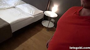 woke the bi couple voyeur style with my huge cock mmf deepthroat!