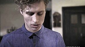 her nasty big stepbrother gets super jealous of petite teen