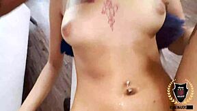 skinny coed reina heart luvs blowin rome's bbc... then rides it cowgirl style hard!