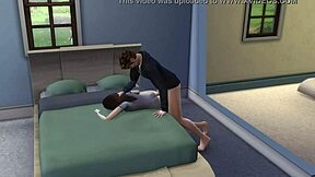 sims 4 teen couple goes wild with passionate sex 🔥💦