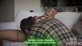 Hot milf mother-in-law seduces for taboo creampie