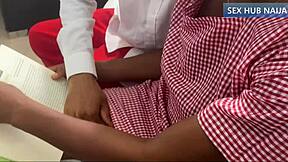 school prefect punishes junior student hard with his big black cock