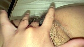 horny indian aunty milf fingers hairy pussy and shakes big boobs
