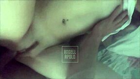 hey, dad left so i snuck in and pounded my cute little half-sis full creampie homemade 😏💦