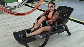 A Shy Latina Gets Horny from Sunscreen on Big Ass Ends Up Riding Huge Cock Doggystyle - Juliana Rose